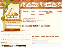 Tablet Screenshot of amulet-hotel.com